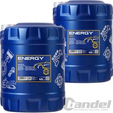 2x10L MANNOL ENERGY 5W-30 MOTORÖL passend für VW 502 505.00 BMW LL-98 MB 229.5