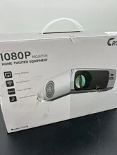 1080P WiFi Bluetooth Projector Crumisy F410- 500 ANSI, Open Box - NEW KH-D807