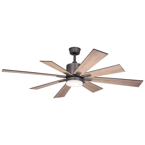 Vaxcel - Crawford 1-Light Ceiling Fan in Industrial Style 18 Inches Tall and 60 - Picture 1 of 4