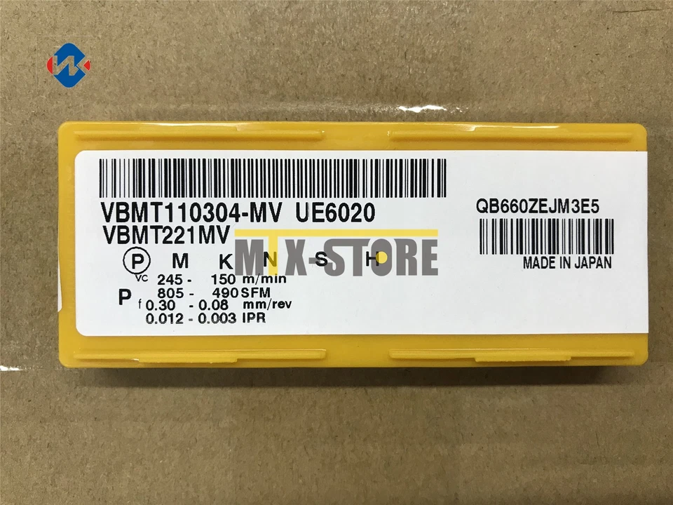 10 Stck./Box Neu Mitsubishi CNC Klinge VBMT110304-MV UE6020