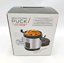 NEW Wolfgang Puck Rice Cooker Mini Portable T...