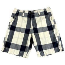 Vintage American Eagle Outfitters Chino Shorts Men 34 Multi Plaid Flat Front Y2K