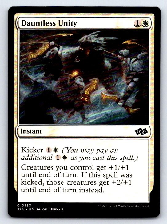 Dauntless Unity 183 Common Foundations Jumpstart Magic: The Gathering