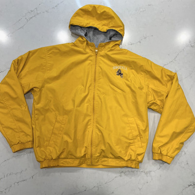 ASU Arizona State Jacket Adult M Gold Yellow Full Zip Hoodie Gear