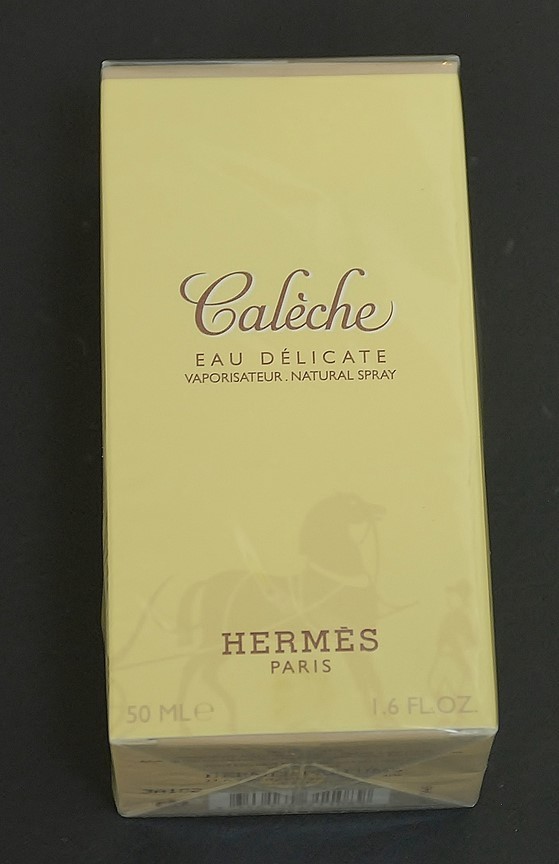 CALECHE EAU DELICATE by HERMES * spray EDT 50 ml~1.6 oz DISCONTINUED Rare SEALED thumbnail 2