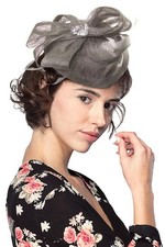 ScarvesMe C.C Kentucky Derby Elegant Feather Floral Sinamay Fascinator Headband