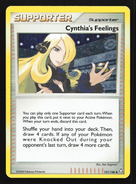Cynthia's Feelings [Cosmos Holo] #131 (Legends Awakened (2008))