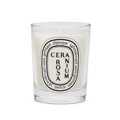 Diptyque Geranium Rosa bougie parfumee scented Kerze 190g