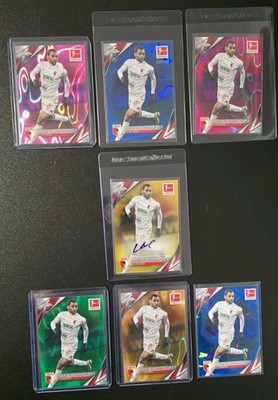 Alexis Claude Maurice Auto + Numbereds Rc Rainbow Topps Chrome Bundesliga 24/25