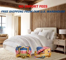 NEW Pottery Barn Cozy Cloud Handcrafted Quilt 100% Cotton Chenille Reversible