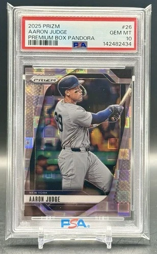 2025 Panini Prizm - Aaron Judge #26 Premium Box Set Pandora /199 PSA 10 🔥