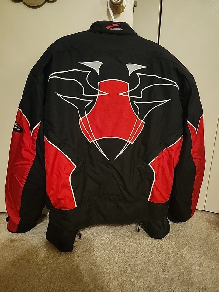 Motorcycle Jacket Gericke 3XL , Red With Liner, Armored - Image 2 of 4