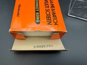 Nintendo Donkey Kong Game & Watch Box Set (DK-52) 1982 **SEE PHOTOS FOR SCREEN**