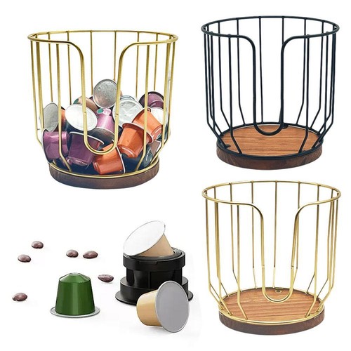 Practical Coffee Storage Basket Large Capacity Coffee Pods Organizer