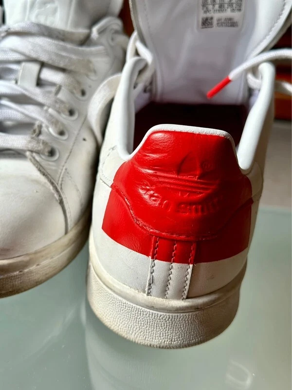 adidas Stan Smith Scarpe da Ginnastica - 45 1/3 (Bianco/Verde) - 4054067760359 - Immagine 3 di 4