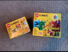 LEGO Classic Bundle with Orange Creativity Box and Bricks and Ideas