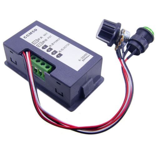 Regolatore Di Tensione 12v DC 6V-30V 12V 24V Max 8A Motor PWM Speed Controller With Digital Display US Speed Timer - Foto 6