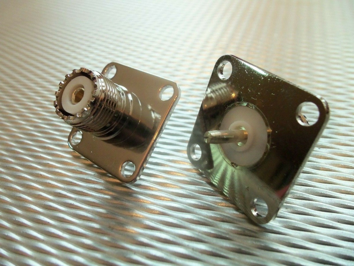 2) Bird 43 Thruline Meter Wattmeter QC Connectors 4240-050 2) Bird 43 Thruline Meter Wattmeter QC Connectors 4240-050