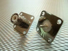 (2) Bird 43 Thruline Meter Wattmeter QC Connectors 4240-050 UHF Female SO239