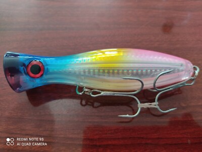 Wobbler Popper Hard Lure Big Game Wels Hecht  Haken N2  40gr. 120mm P4
