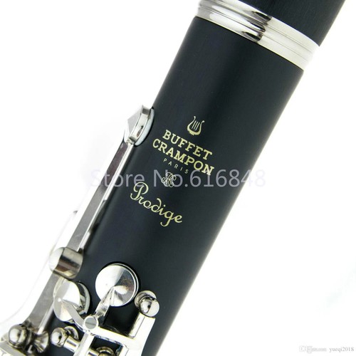 Crampon Prodige Bb Clarinet 17 keys Bakelite Silver Plated Key B-Flat With Case - Picture 7 of 8