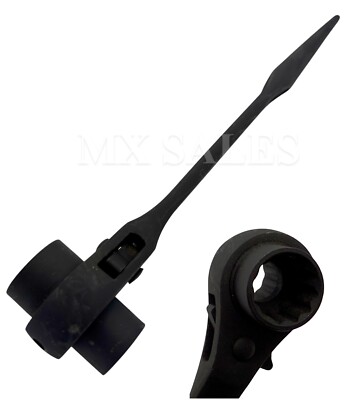19mm and 22mm Double Ended Socket Ratchet Scaffold Spud Wrench