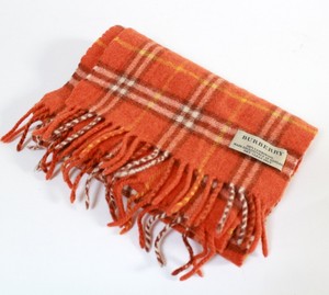 burberry orange scarf