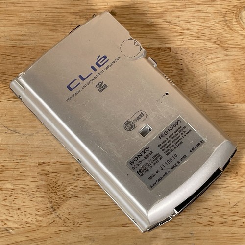 Sony CLIE PEG-N760C PDA organisateur argent portable USB divertissement personnel - Photo 2 sur 5