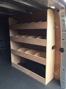transit custom shelving