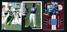 RANDY MOSS RC 1998 SCORE FLEER 2 DIF  + PRESTIGE JERSEY HOF LOT PATRIOTS VIKING