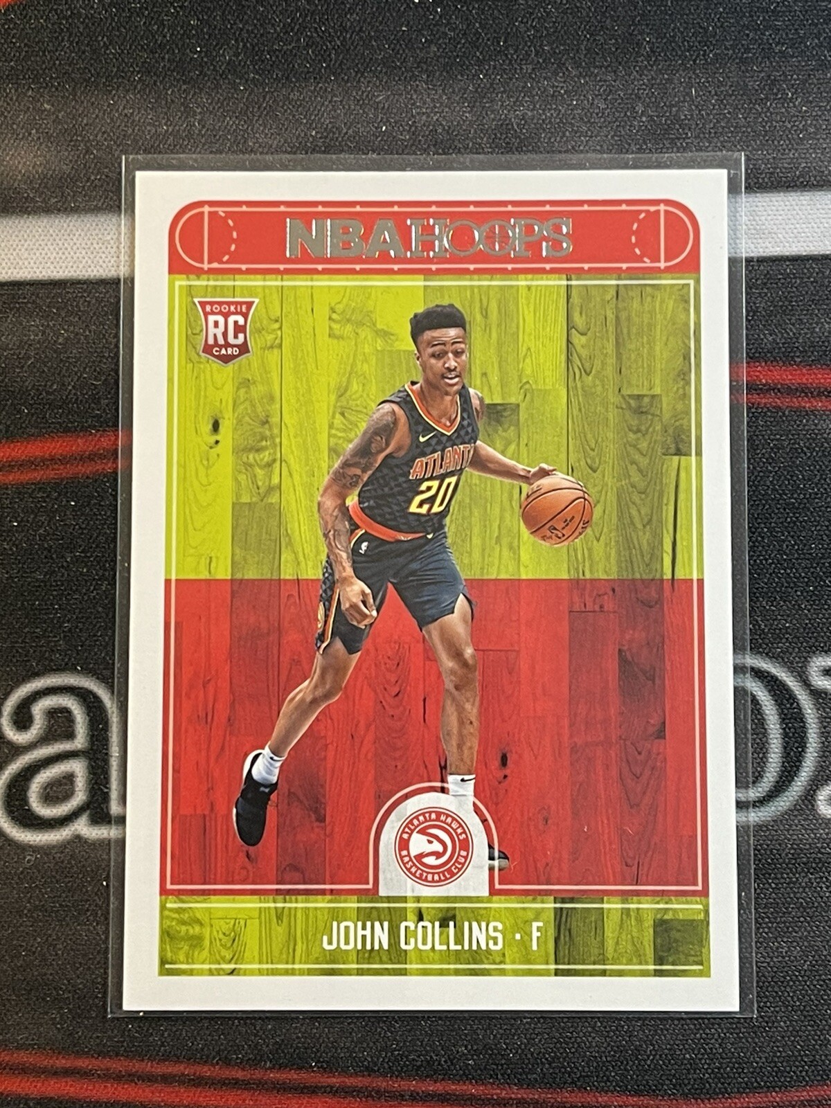 John Collins 2017-18 Panini NBA Hoops Rookie Card RC #269 Atlanta Hawks