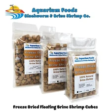 Brine Shrimp Cubes--Freeze Dried Brine Cubes for all Tropical Fish
