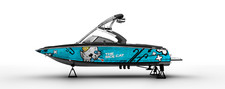 GRAPHIC KIT DECAL BOAT SPORTSTER SEA DOO SPEEDSTER SPORT vinyl WRAP THE SICK CAT