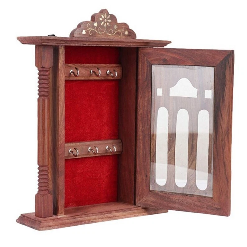 Caja de llaves hecha a mano/decoración de pared/decoración del hogar/caja de llaves/ganchos para llaves/caja de llaves para colgar en la pared wo Foto 3 de 4