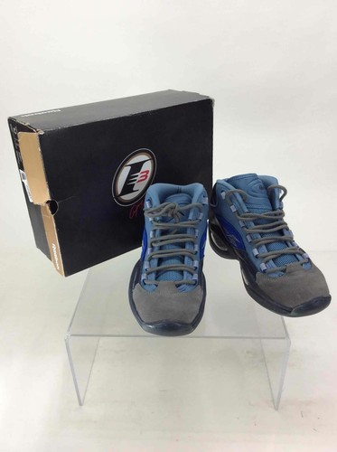 reebok question mid navy blue