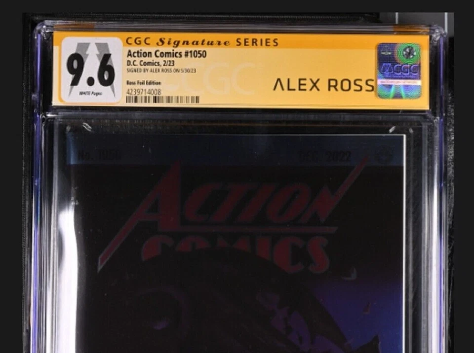 Action Comics #1050 SS Signed Alex Ross Foil Variant CGC 9.6 ( DC Comics) 1 2 - Image 3 of 4