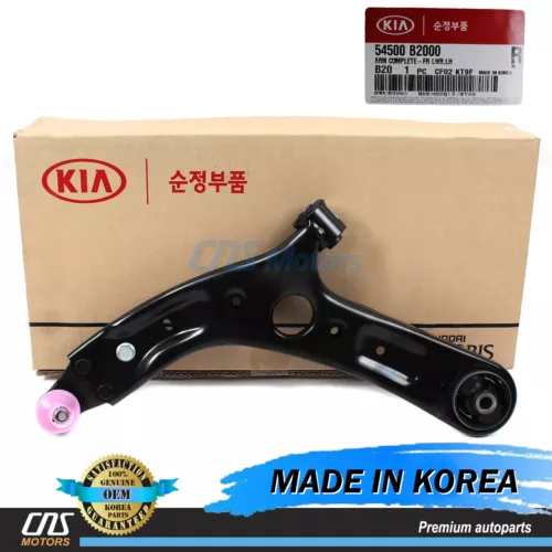 GENUINE Control Arm LOWER FRONT DRIVER LH for 2014-2019 Kia Soul 54500B2000 - Picture 3 of 7