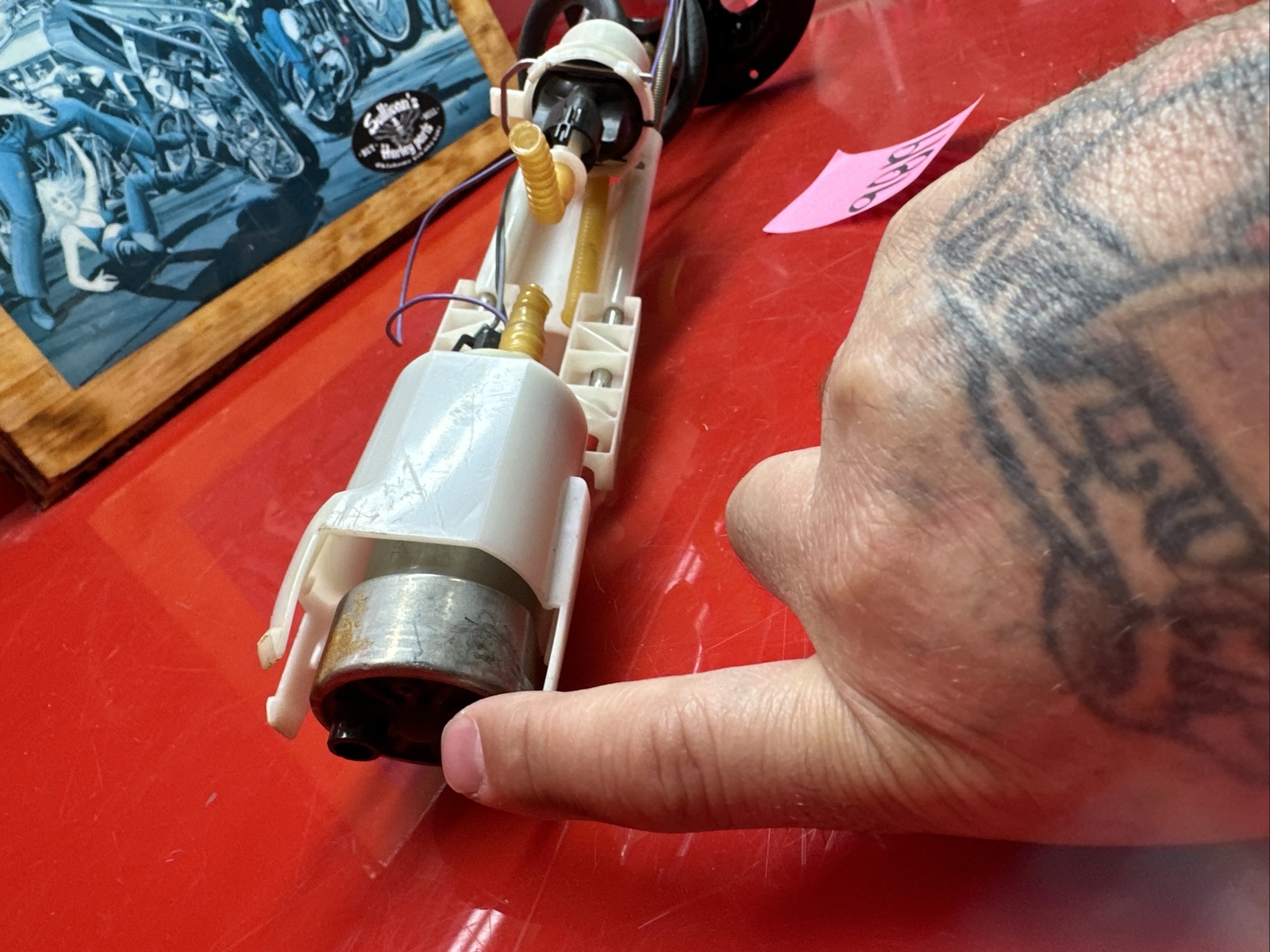 Harley Vrod Vrod V Rod Fuel Pump Housing Assembly Parts Gas Tank Top