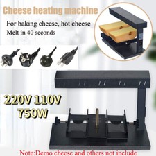 Media rueda eléctrica fundidora de queso 110/220 V calentador de queso seco mesa de calentamiento parrilla