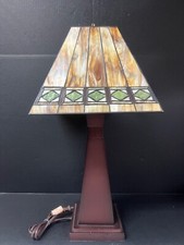 Multi Colored Stained Glass Table Lamp