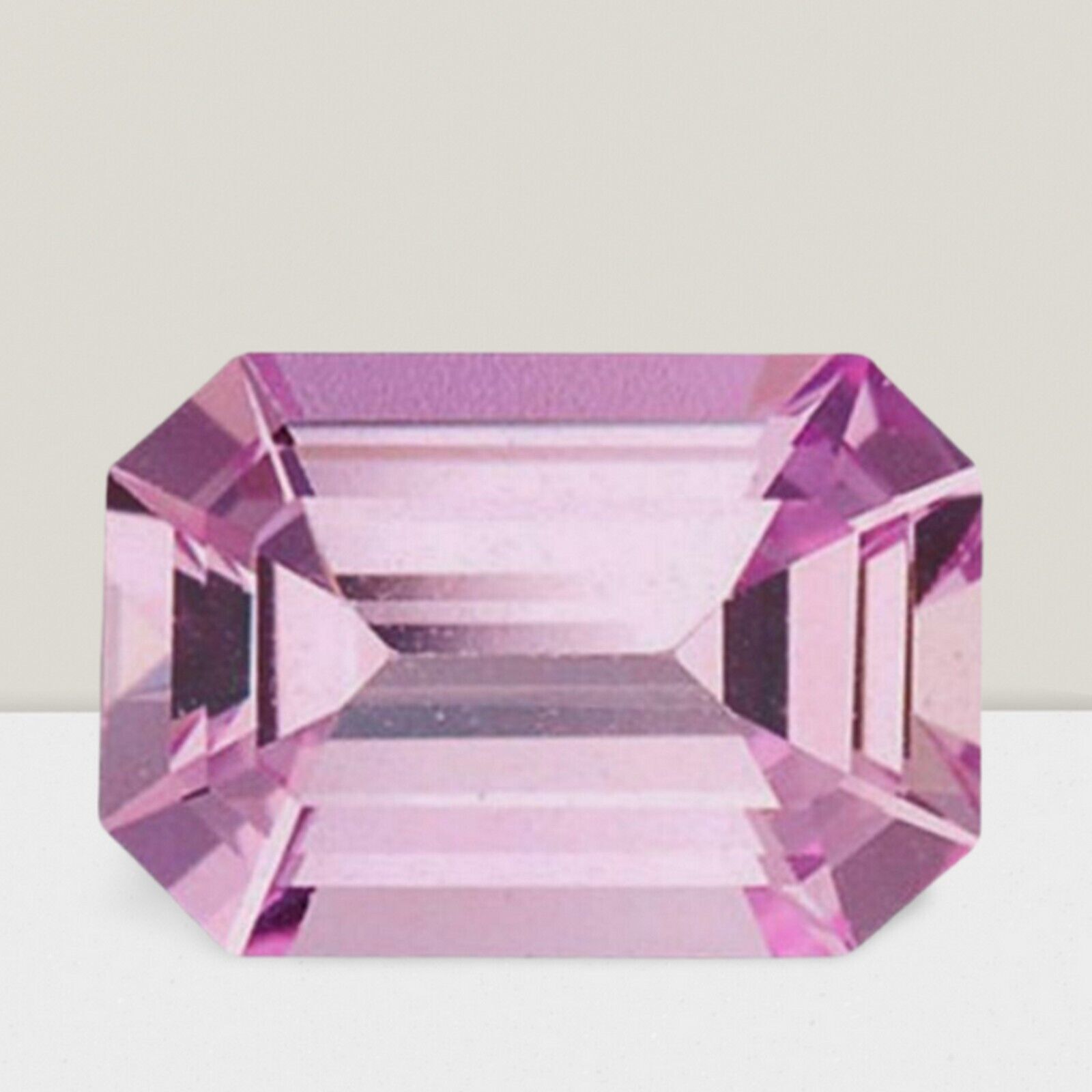 Pink Sapphire Octagon Cut Loose Gemstone 16x12mm 9 Cts Flawless
