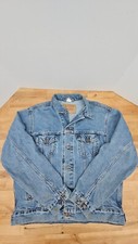 VINTAGE LEVIS Mens Trucker Denim Jean Jacket USA Size M  70507-0389
