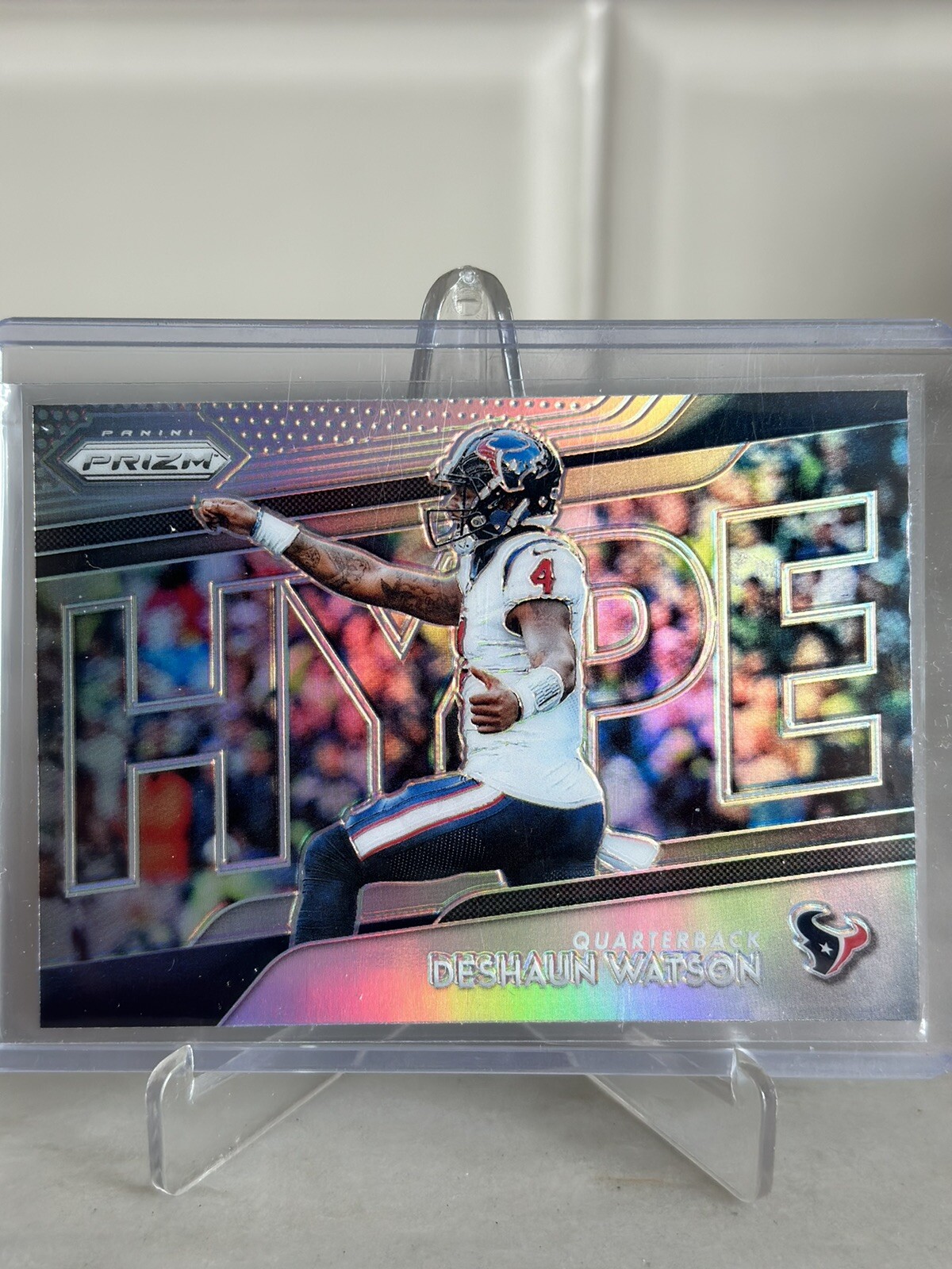 2018 Panini Prizm Deshaun Watson Hype Silver #H13 Houston Texans