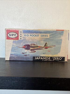 Rare 1966 UPC HO Pocket Series Japanese Zero Fighter Plastic Kit 1:100 ...
