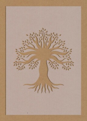 Tree With Roots Stencil Tree With Roots Stencils