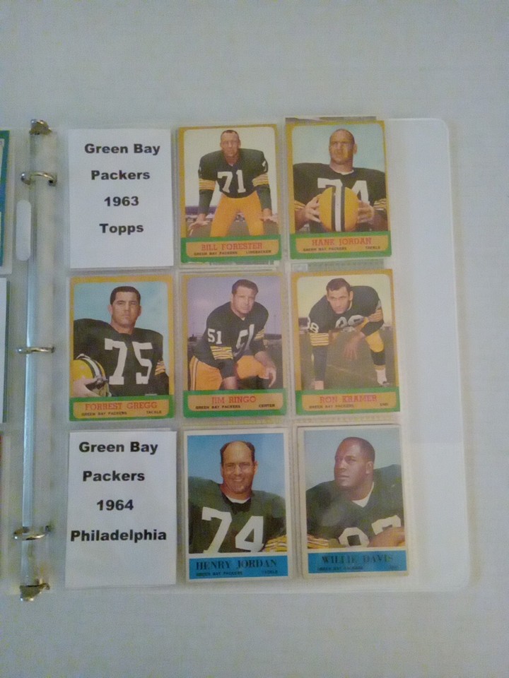 Green Bay Packers 1960s Vintage Card Lot Of 50 Cards VG+ Condition eBay