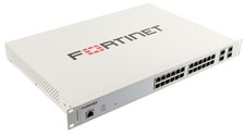 Fortinet FS-124E-POE 100 Series 24x 1GB RJ-45 12x PoE 4x 1GB SFP Switch