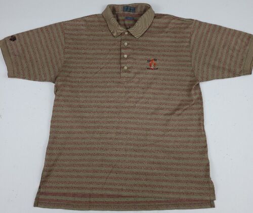 Vintage Decente Falcons Fire Golf Club Polo Shirt Egyptian Cotton Vtg Rare Sport - Afbeelding 1 van 5