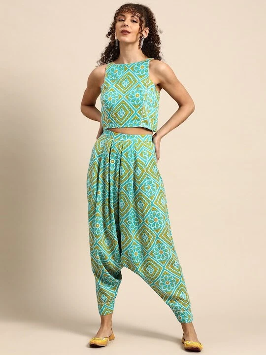 Dhoti top top dress