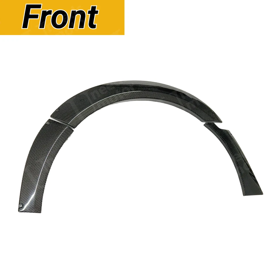 Wide Body Fender Flares Cover Real Carbon Fiber Set For 2015-2021 Subaru WRX STI - Image 3 of 4